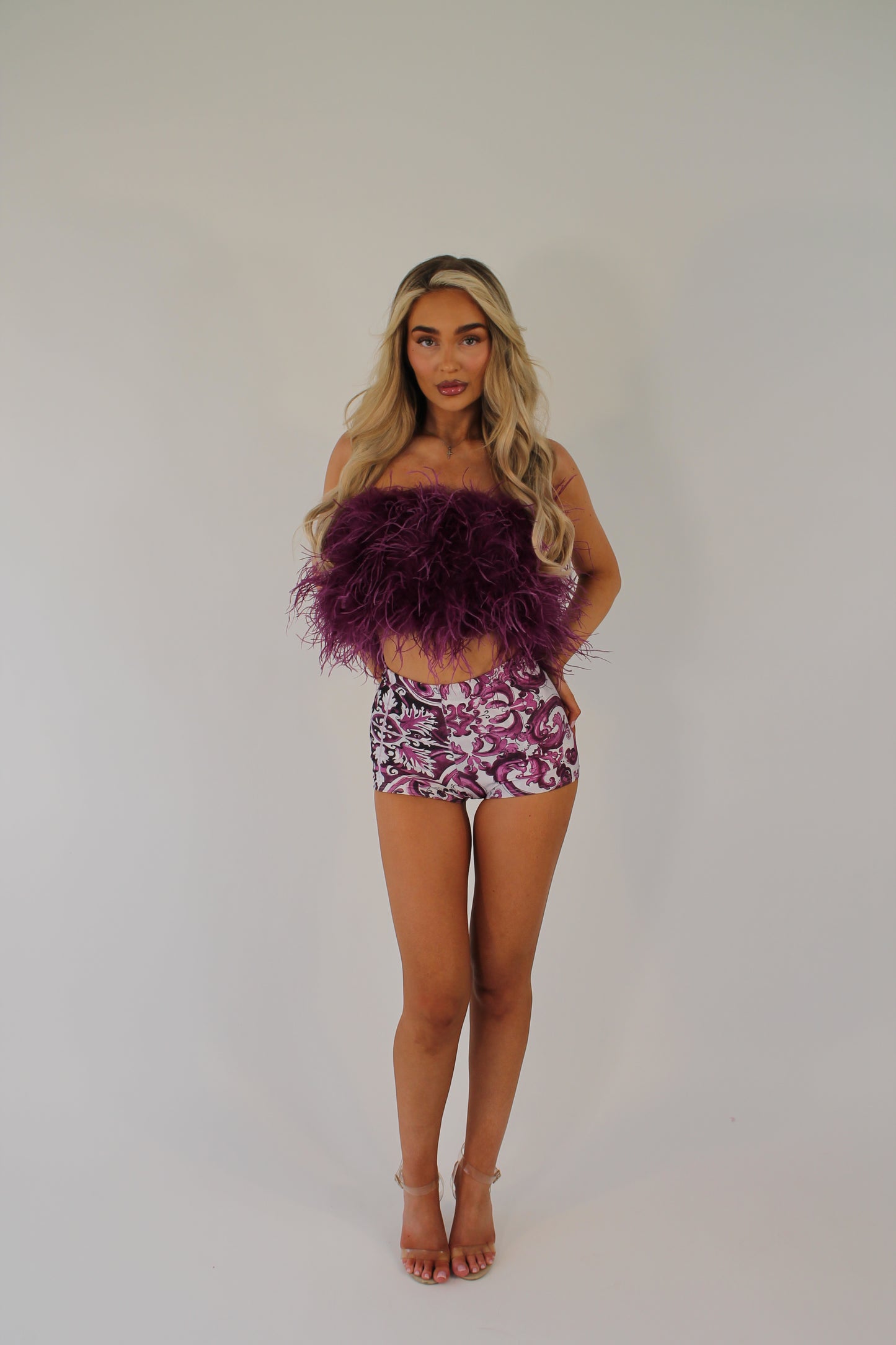 ‘LUCIA’ LYCRA MINI SHORTS