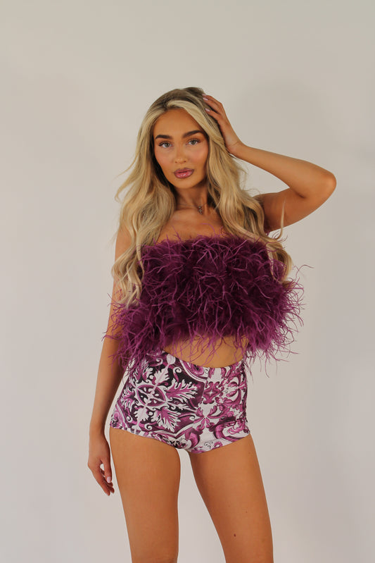 ‘LUCIA’ LYCRA MINI SHORTS