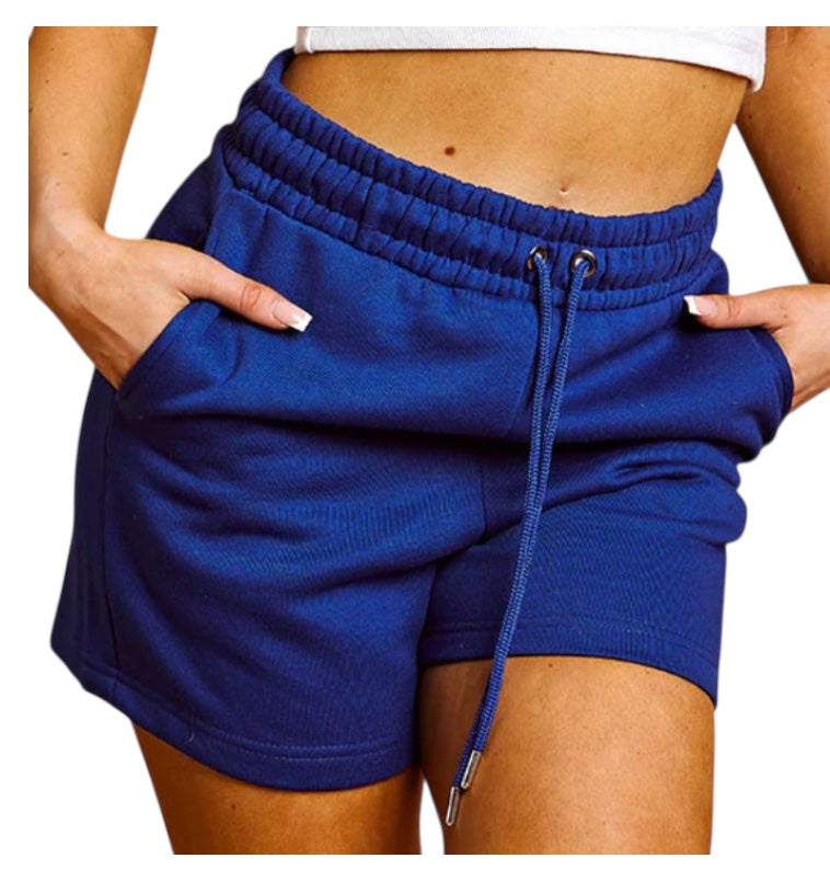 JOGGER SHORTS- BLUE