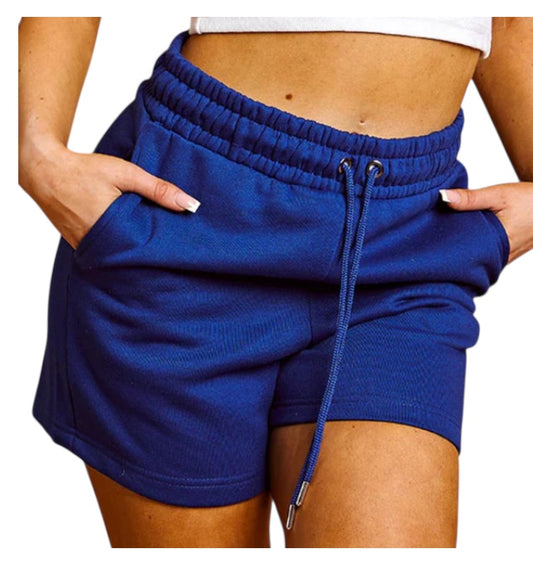 JOGGER SHORTS- BLUE