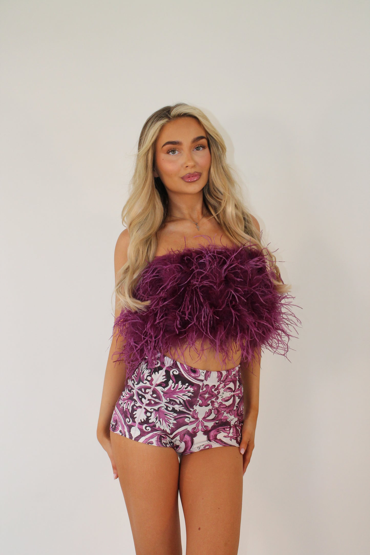 ‘LUCIA’ LYCRA MINI SHORTS