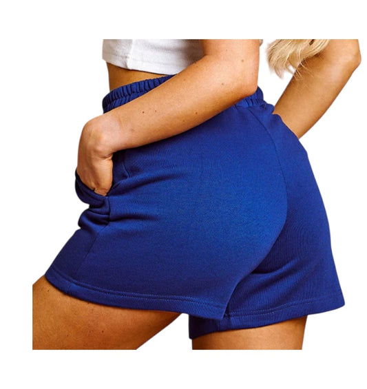 JOGGER SHORTS- BLUE