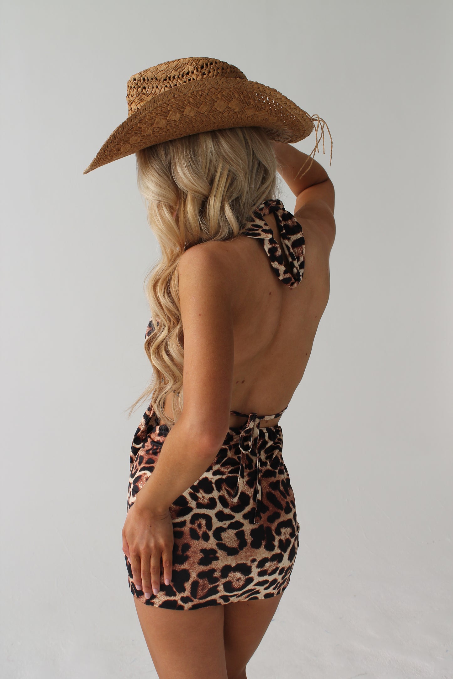 ‘MIA’ DRAPE CO ORD- LEOPARD