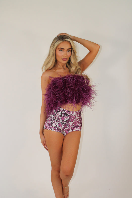 ‘LUCIA’ LYCRA MINI SHORTS